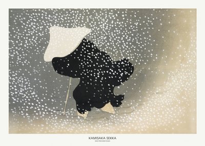 Śnieg z Momoyogusa autorstwa Kamisaka Sekka