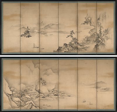 Cztery pory roku autorstwa Kanō Tan’yū