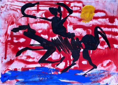 Bitwa Primal Rider autorstwa Kanat Ibragimov
