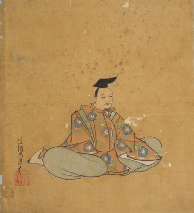 Poeta nieśmiertelny, XVII wiek. autorstwa Kano Shoun