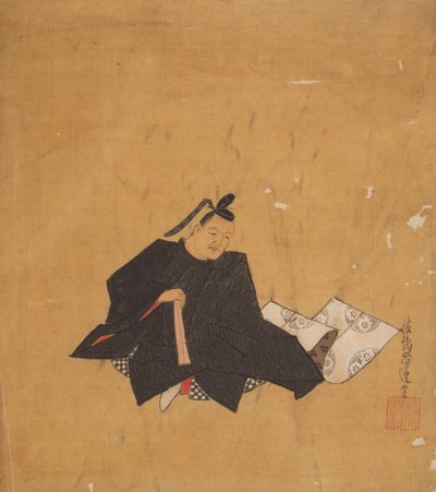 Poeta nieśmiertelny, XVII wiek. autorstwa Kano Shoun