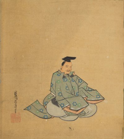 Poeta nieśmiertelny, XVII wiek. autorstwa Kano Shoun