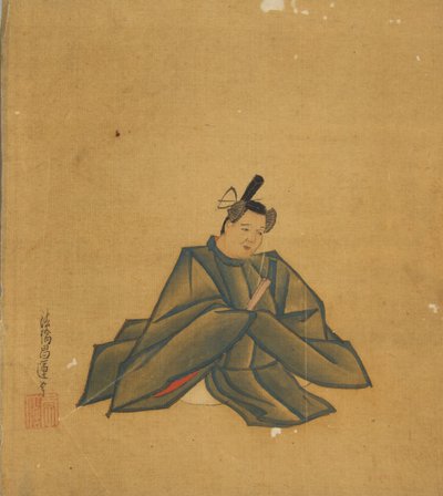 Poeta nieśmiertelny, XVII wiek. autorstwa Kano Shoun