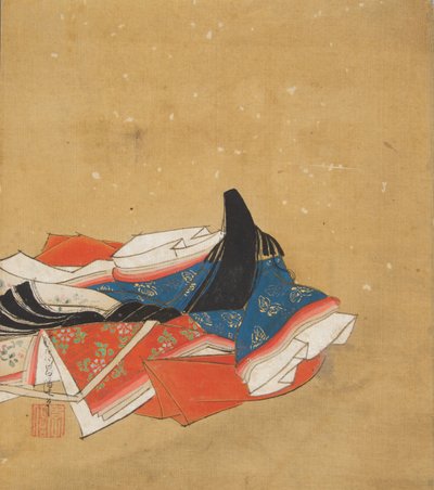 Poeta nieśmiertelny, XVII wiek. autorstwa Kano Shoun