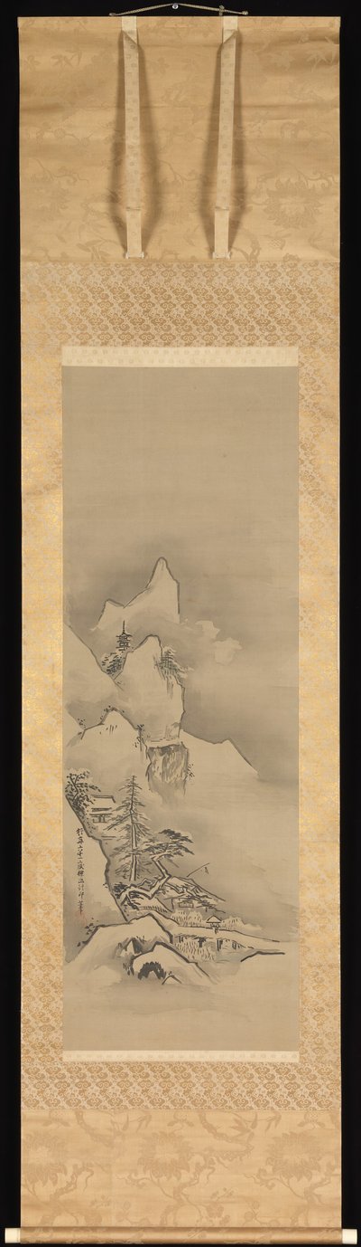 Pejzaż zimowy, 1662. autorstwa Kanō Tan’yū