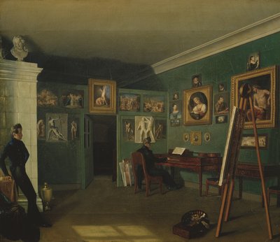 Pracownia Malarstwa, 1830 autorstwa Kapiton Selentsov