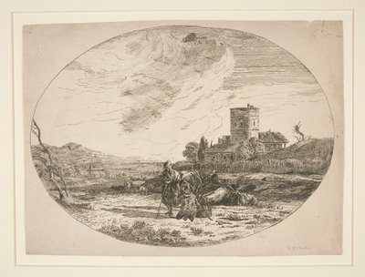 Krajobraz bukoliczny autorstwa Karel Dujardin