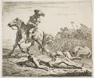Pole bitwy autorstwa Karel Dujardin