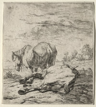Dwa Konie autorstwa Karel Dujardin