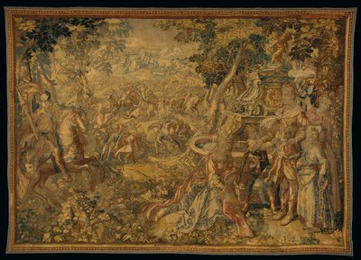 Mitologiczny gobelin z Delft, Franciscus Spierinckx, początek XVII wieku autorstwa Karel Van Mander