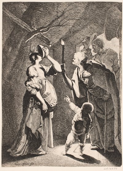 Ceres wyśmiewana przez Stellio autorstwa Karel van III Mander