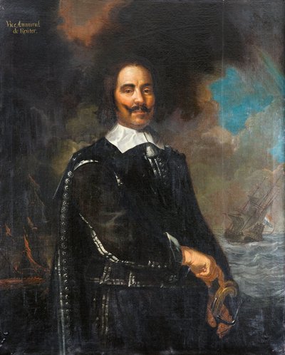 wiceadmirał de Ruyter autorstwa Karel van III Mander