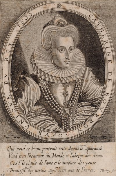 Catherine de Bourbon autorstwa Karel van Mallery