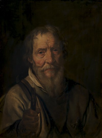 Portret starego człowieka. Christian Jacobsen Drakenberg autorstwa Karel van Mander III