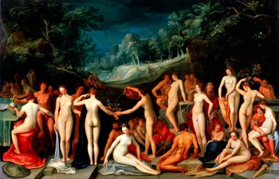 Ogród miłości, 1602 autorstwa Karel van Mander I