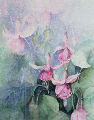 Fuschia, różowy stangret autorstwa Karen Armitage