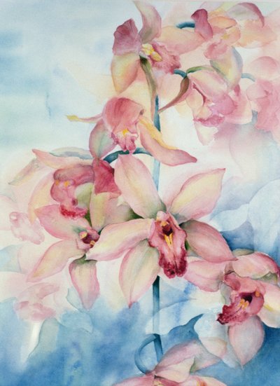 Orchidea Cymbidium Ramley autorstwa Karen Armitage