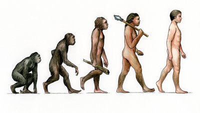 Ewolucja człowieka autorstwa Karen Humpage