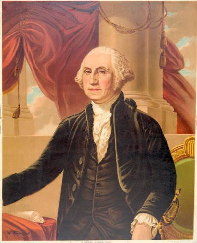 George Washington / A. Weidenbach. C1876. autorstwa Karl Augustus Weidenbach
