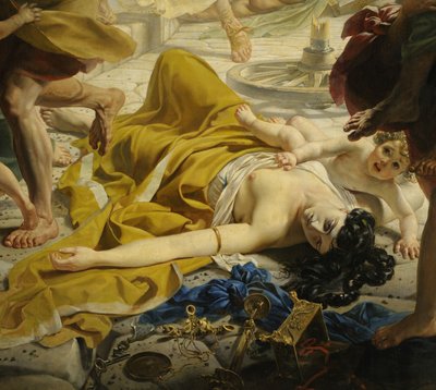 Fragment Ostatniego dnia Pompejów (autor Karl Bryullov, 1833, Muzeum Rosyjskie) autorstwa Karl Pavlovich Bryullov