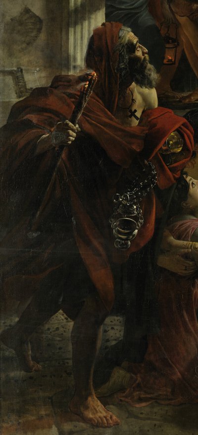 Fragment Ostatniego dnia Pompejów (autor Karl Bryullov, 1833, Muzeum Rosyjskie) autorstwa Karl Pavlovich Bryullov