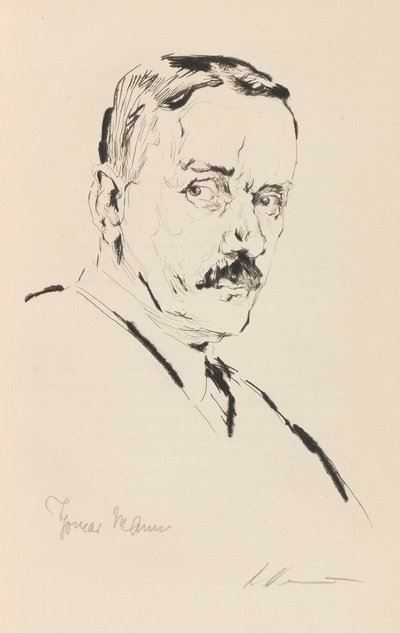 Portret Tomasza Manna 1875-1955, 1924. autorstwa Karl Dannemann