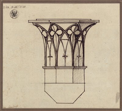Ośmioboczna głowica kolumny autorstwa Karl Friedrich Schinkel
