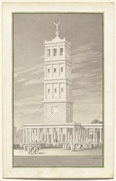 Dzwonnica katedry w Berlinie autorstwa Karl Friedrich Schinkel