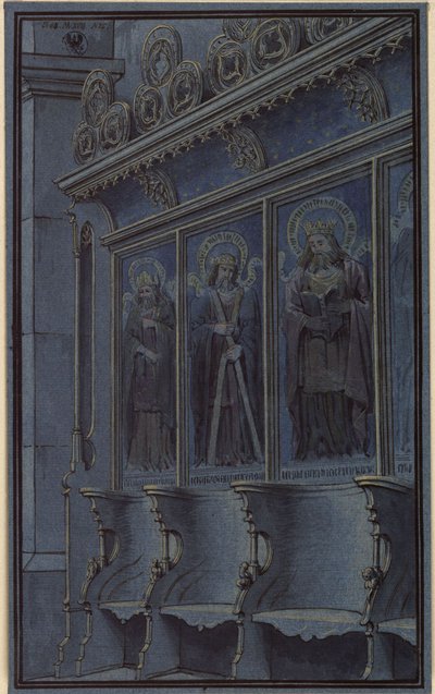 Stalle chórowe autorstwa Karl Friedrich Schinkel