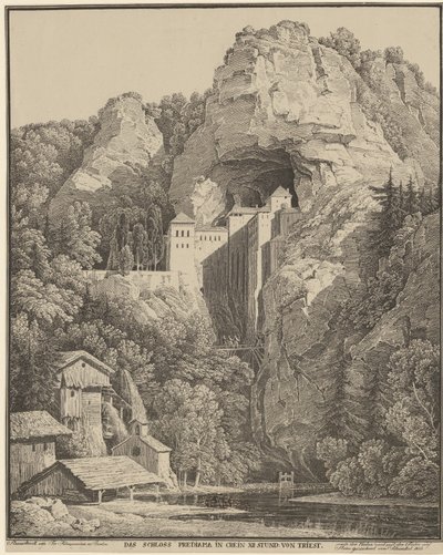Zamek Prediama autorstwa Karl Friedrich Schinkel