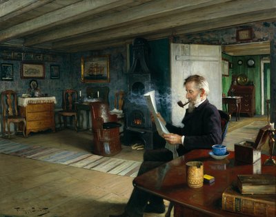 Salon kapitanów autorstwa Karl Frithjof Smith