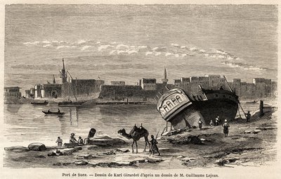 Port Sueski autorstwa Karl Girardet
