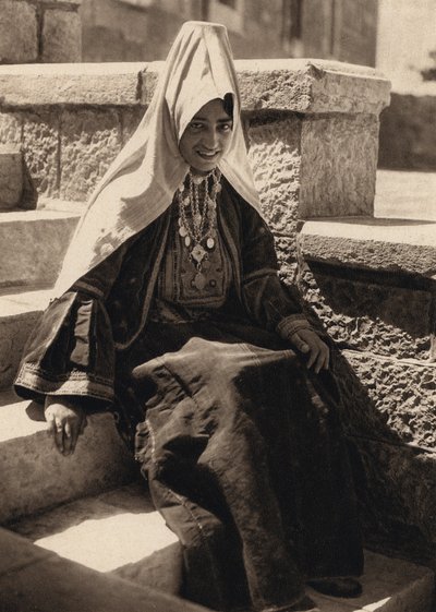 Betlejem, Mężatka z Betlejem (zdjęcie czarno-białe) autorstwa Karl Grober