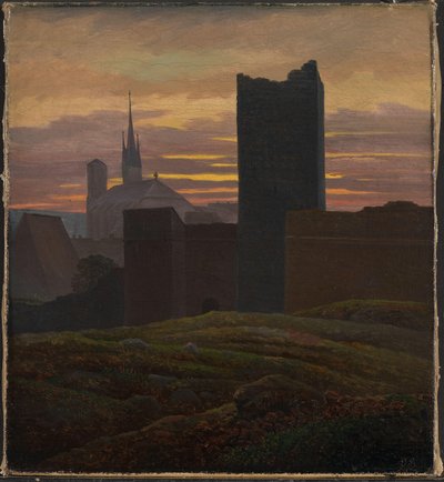 Zamek Cesarski, Eger autorstwa Karl Gustav Carus