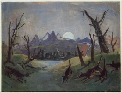 Zła noc autorstwa Karl Hofer