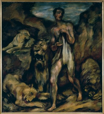 Daniel w jaskini lwów autorstwa Karl Hofer