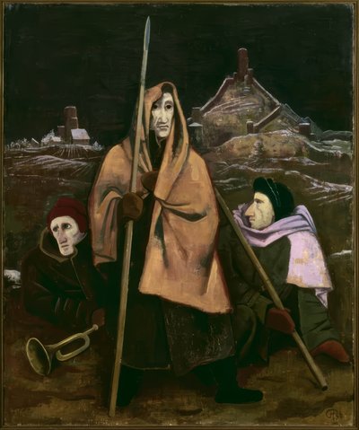 Strażnicy autorstwa Karl Hofer