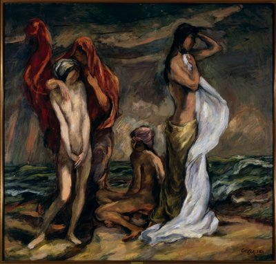 W burzy autorstwa Karl Hofer