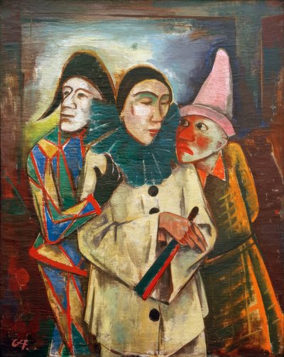 Zamaskowani autorstwa Karl Hofer