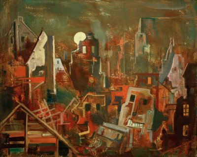 Noc ruin autorstwa Karl Hofer