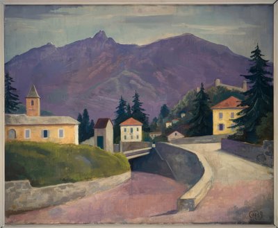 Krajobraz Ticino  autorstwa Karl Hofer