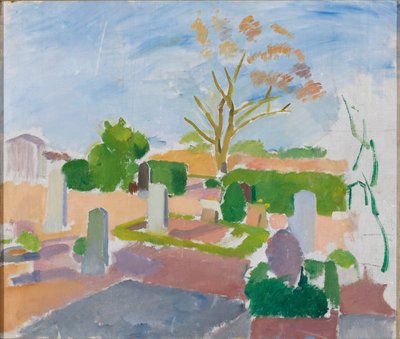 Cmentarz, Christiansø autorstwa Karl Isakson