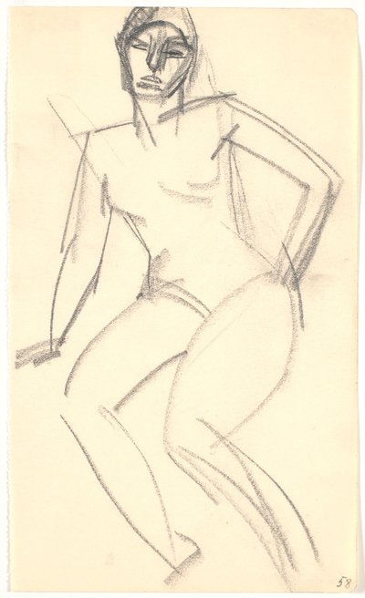 Siedzący model autorstwa Karl Isakson