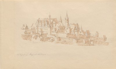 Zamek Kaiserslautern autorstwa Karl Julius Von Leypold