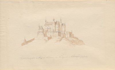 Zamek Landstuhl ur. Kaisers, Lautern, książęta v. z powodu Sickingen autorstwa Karl Julius Von Leypold