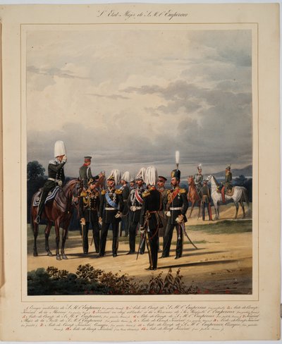 Rosyjski Sztab Generalny, 1867 autorstwa Karl Karlovich Piratsky