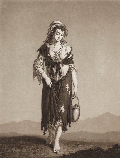 Młodzi żebracy, c. 1800. autorstwa Karl Ludwig Bernhard Buchhorn