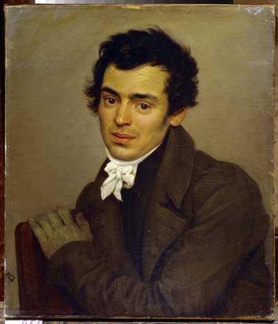 Portret architekta Konstantina Thona (Portret architekta Konstantina Thona) - Obraz Karla Pavlovicha Briullova (Brioullov) (1799-1852), olej na płótnie autorstwa Karl Pavlovich Bryullov