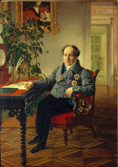 Portret księcia Aleksandra Nikołajewicza Golicyna 1773-1844, 1840 autorstwa Karl Pavlovich Bryullov