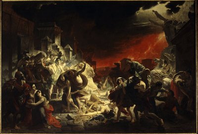 Ostatni dzień Pompejów autorstwa Karl Pavlovich Bryullov